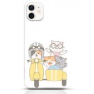 Cat iPhone 12 mini case Style 16
