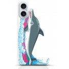Dolphin iPhone 16 case Style 20