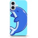 Dolphin iPhone 16 case Style 21