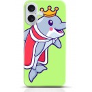 Dolphin iPhone 16 case Style 24