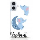 Elephant iPhone 16 Plus case Style 10