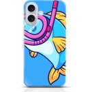 Fish iPhone 16 Plus case Style 15