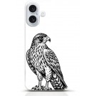 Hawk iPhone 16 Plus case Style 3