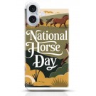 Horse iPhone 16 case Style 14