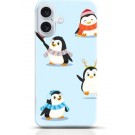 Penguin iPhone 16 Plus case Style 24