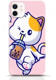 Cat iPhone 12 mini case Style 14