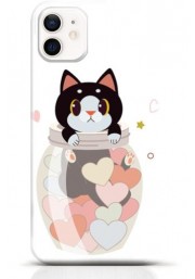 Cat iPhone 12 mini case Style 7