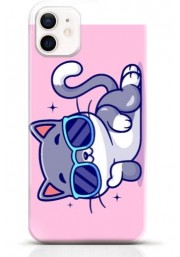 Cat iPhone 12 mini case Style 8