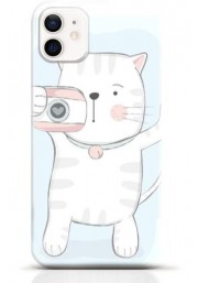 Cat iPhone 12 mini case Style 9