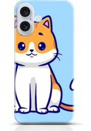 Cat iPhone 16 case Style 24