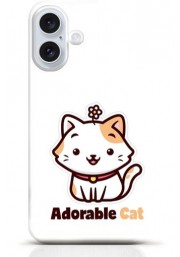 Cat iPhone 16 Plus case Style 1