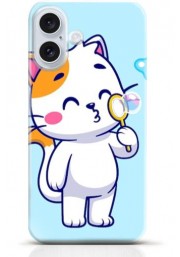 Cat iPhone 16 Plus case Style 11