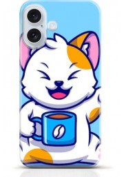 Cat iPhone 16 Plus case Style 13