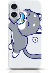 Cat iPhone 16 Plus case Style 15