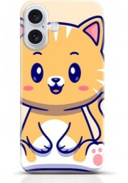 Cat iPhone 16 Plus case Style 25