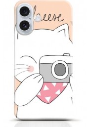 Cat iPhone 16 Plus case Style 3