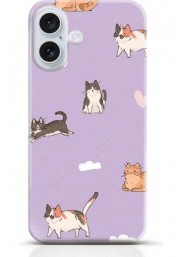 Cat iPhone 16 Plus case Style 5
