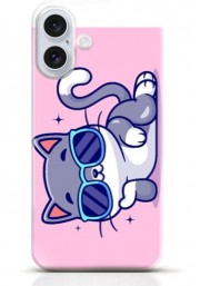Cat iPhone 16 Plus case Style 8
