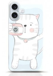 Cat iPhone 16 Plus case Style 9