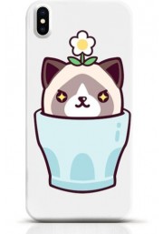Cat iPhone XS case Style 19