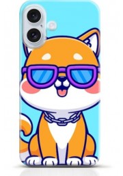 Dog iPhone 16 case Style 15