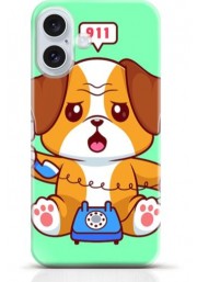 Dog iPhone 16 case Style 19