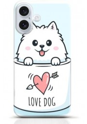 Dog iPhone 16 Plus case Style 20
