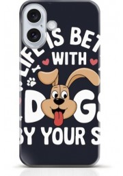 Dog iPhone 16 Plus case Style 3