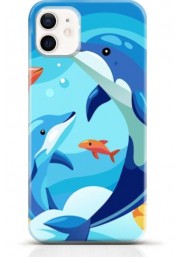 Dolphin iPhone 12 case Style 8
