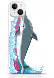 Dolphin iPhone 14 Plus case Style 20