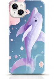 Dolphin iPhone 14 Plus case Style 4