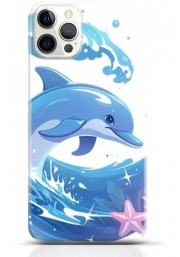 Dolphin iPhone 14 Pro Max case Style 16