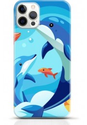 Dolphin iPhone 14 Pro Max case Style 8