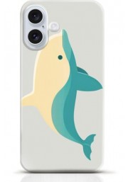 Dolphin iPhone 16 case Style 11