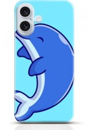 Dolphin iPhone 16 case Style 21