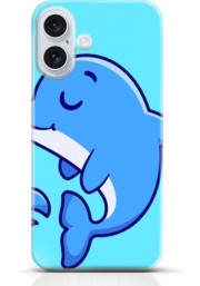 Dolphin iPhone 16 case Style 23