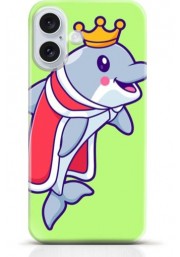 Dolphin iPhone 16 case Style 24