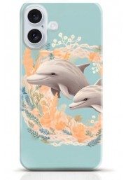 Dolphin iPhone 16 case Style 3