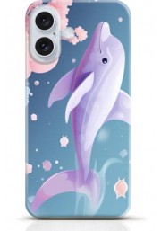 Dolphin iPhone 16 case Style 4