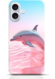 Dolphin iPhone 16 case Style 5
