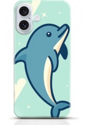 Dolphin iPhone 16 Plus case Style 19