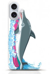 Dolphin iPhone 16 Plus case Style 20
