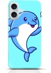 Dolphin iPhone 16 Plus case Style 22