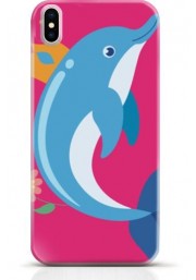 Dolphin iPhone X case Style 10