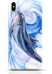 Dolphin iPhone XS case Style 7