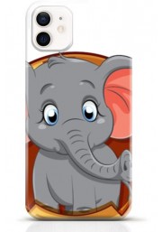 Elephant iPhone 12 mini case Style 9