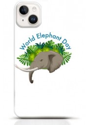 Elephant iPhone 15 case Style 14