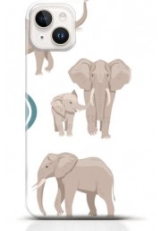 Elephant iPhone 15 Plus case Style 7