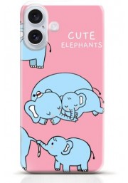 Elephant iPhone 16 case Style 12