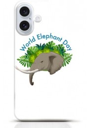 Elephant iPhone 16 case Style 14
